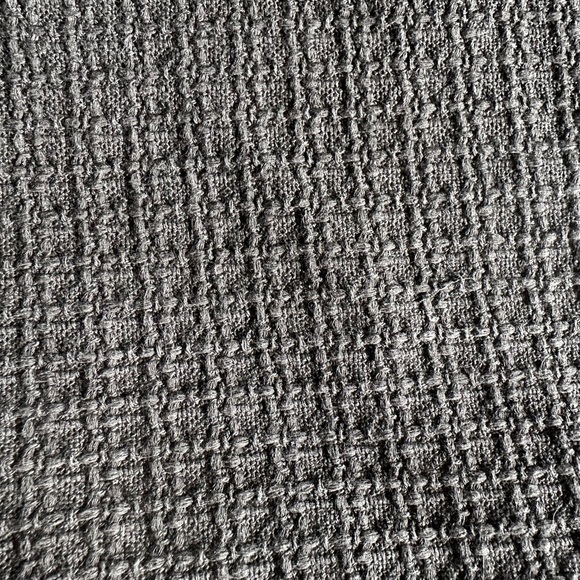 White House Black Market Textured Black Mini Skirt - Picture 7 of 10